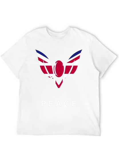 Peace Graphic Tee - Union Jack Angel Wings