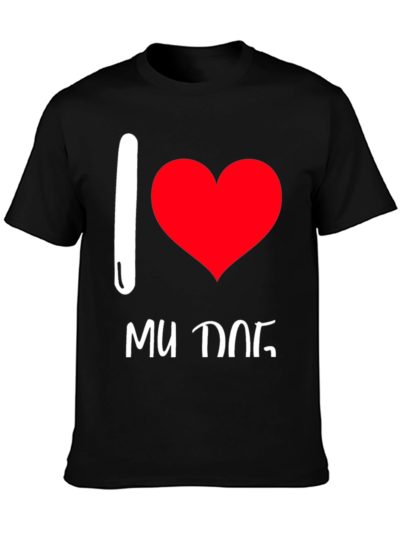I Love My Dog Graphic Tee