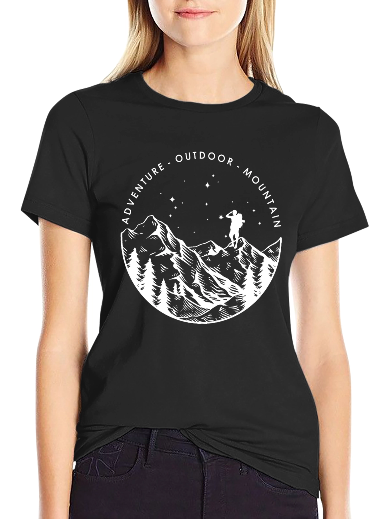 Adventure Mountain Outdoor Graphic T-Shirt