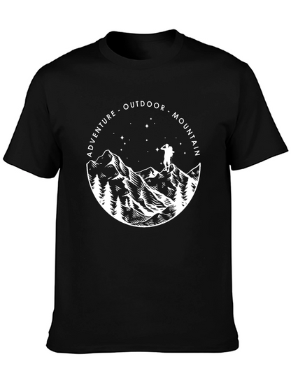 Adventure Mountain Outdoor Graphic T-Shirt