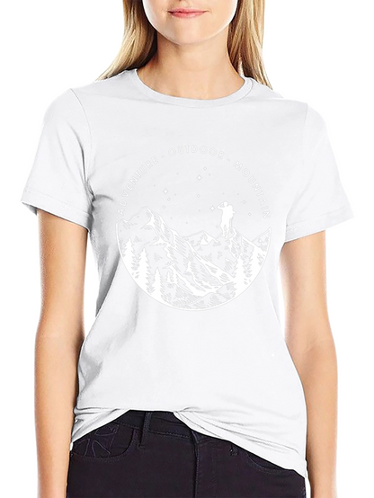 Adventure Mountain Outdoor Graphic T-Shirt