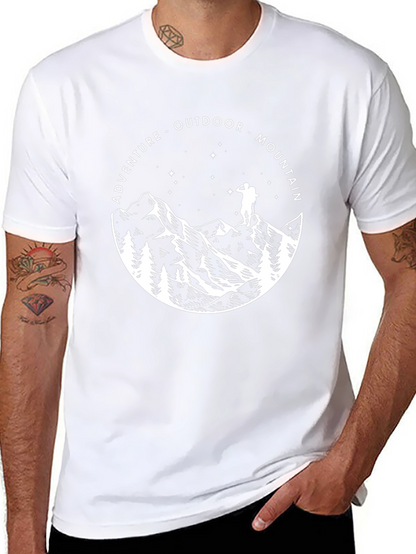 Adventure Mountain Outdoor Graphic T-Shirt