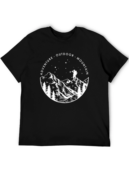 Adventure Mountain Outdoor Graphic T-Shirt