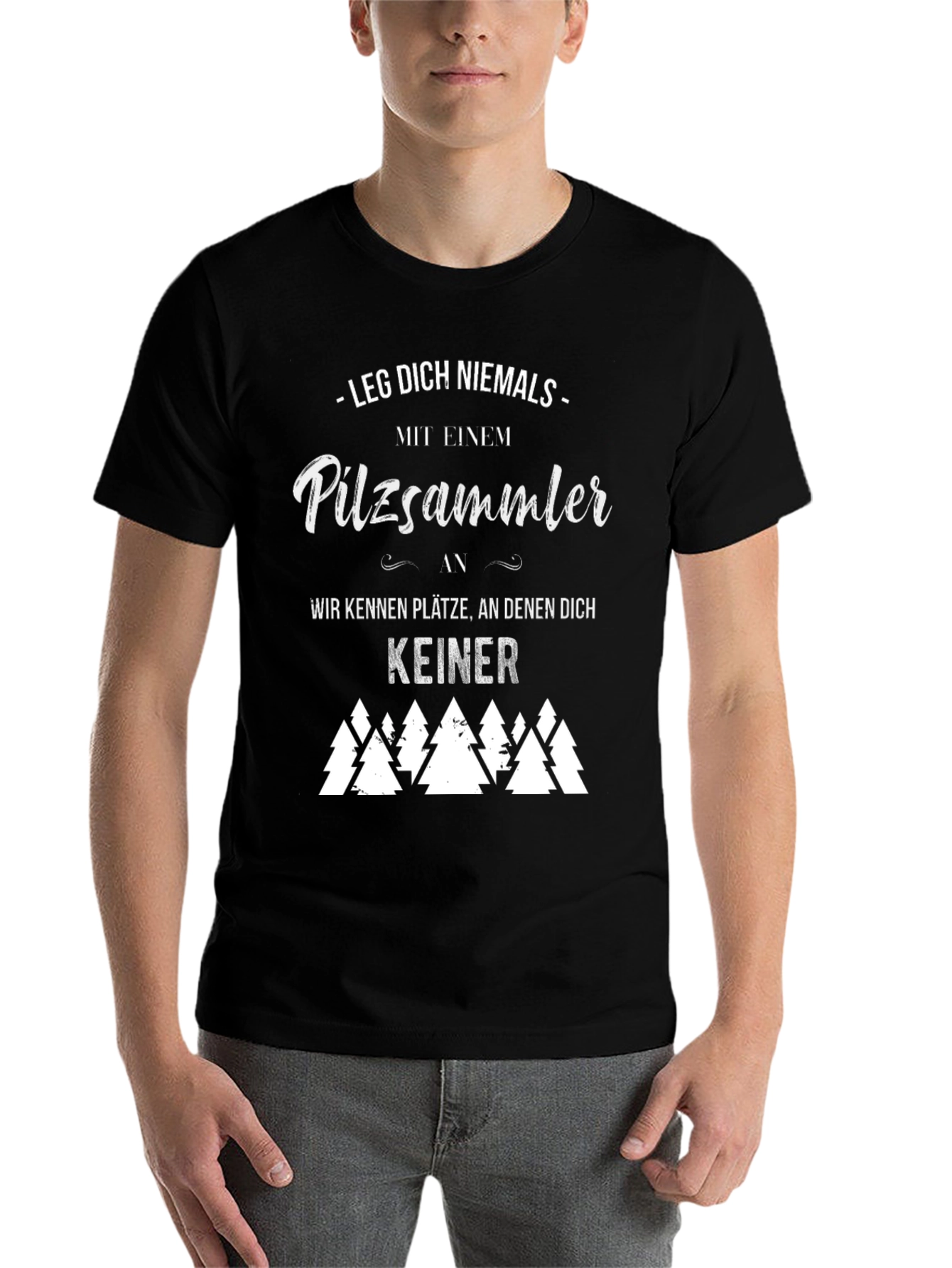 Mushroom Hunter T-Shirt - Funny German Saying