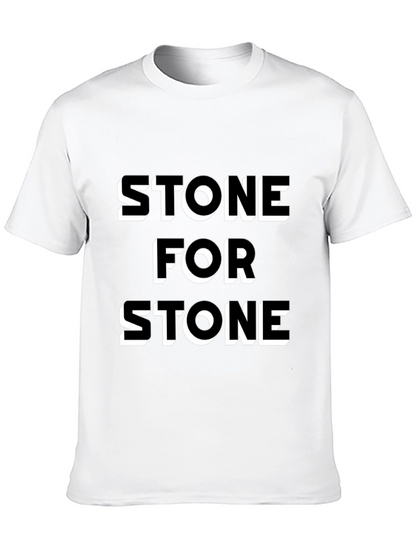 Stone for Stone Black Graphic Tee
