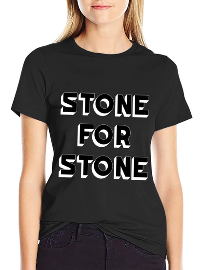 Stone for Stone Black Graphic Tee