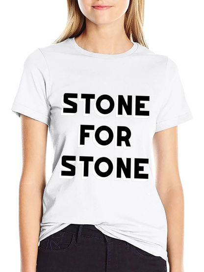 Stone for Stone Black Graphic Tee