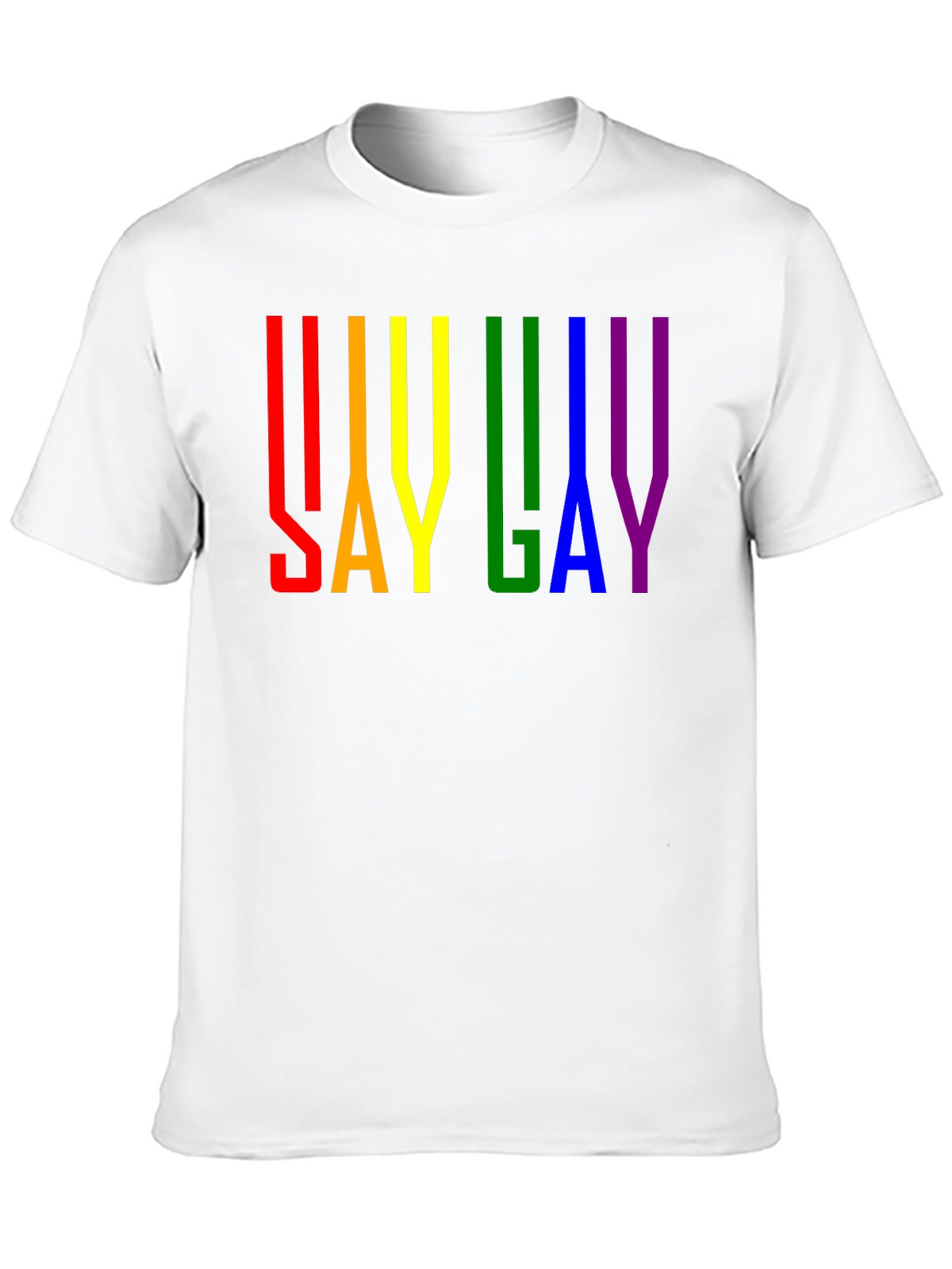 Say Gay Pride Rainbow T-Shirt
