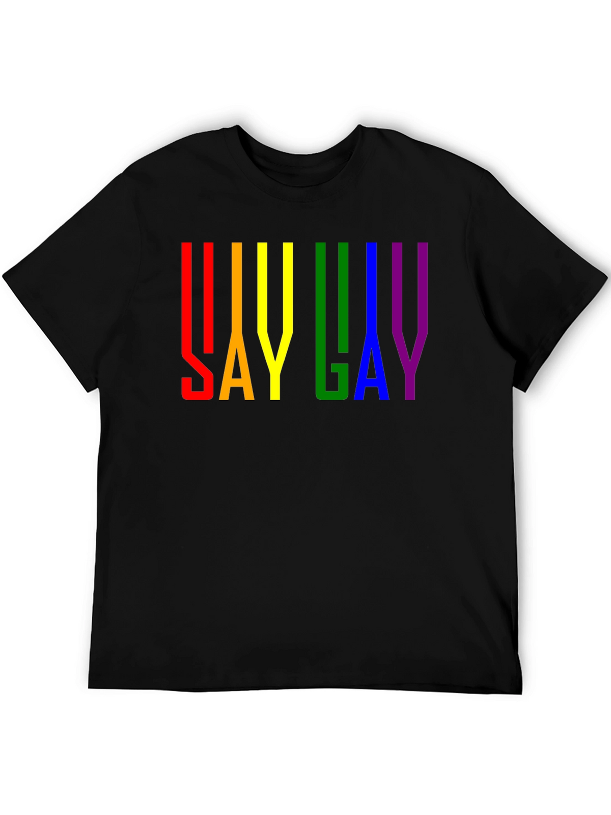 Say Gay Pride Rainbow T-Shirt