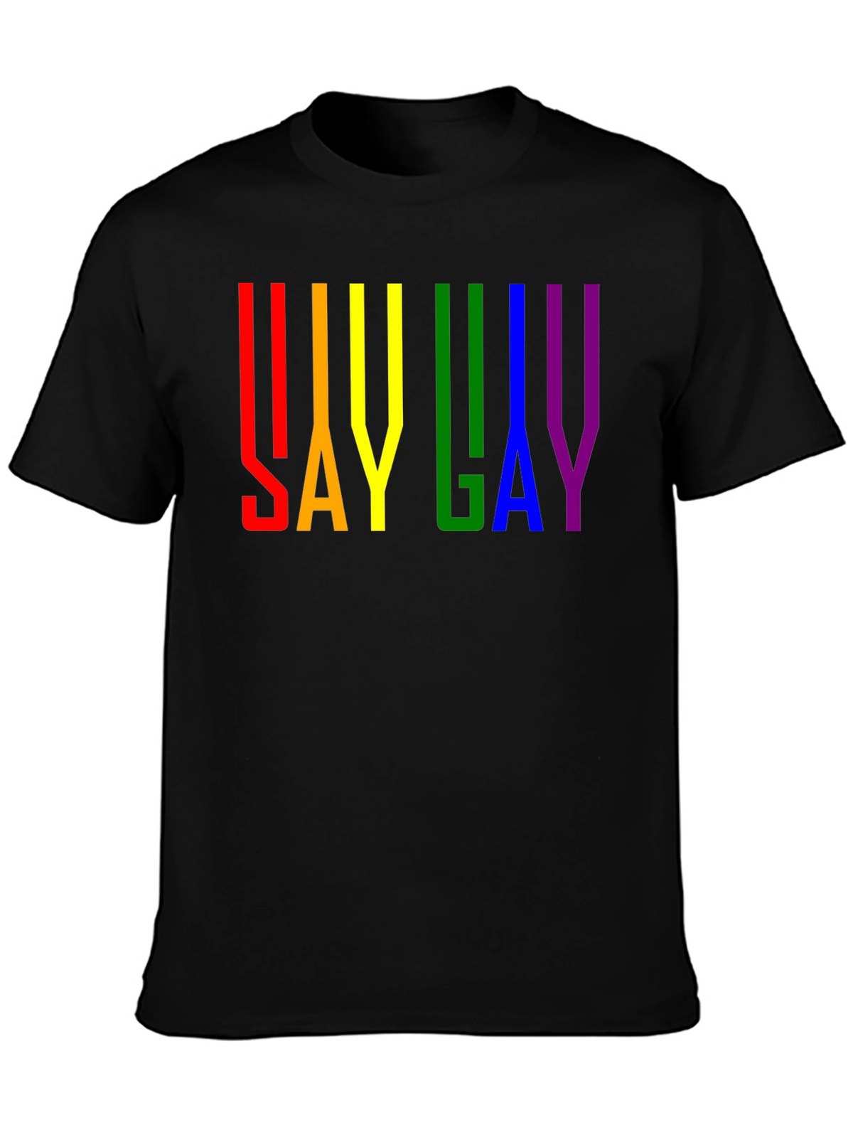 Say Gay Pride Rainbow T-Shirt