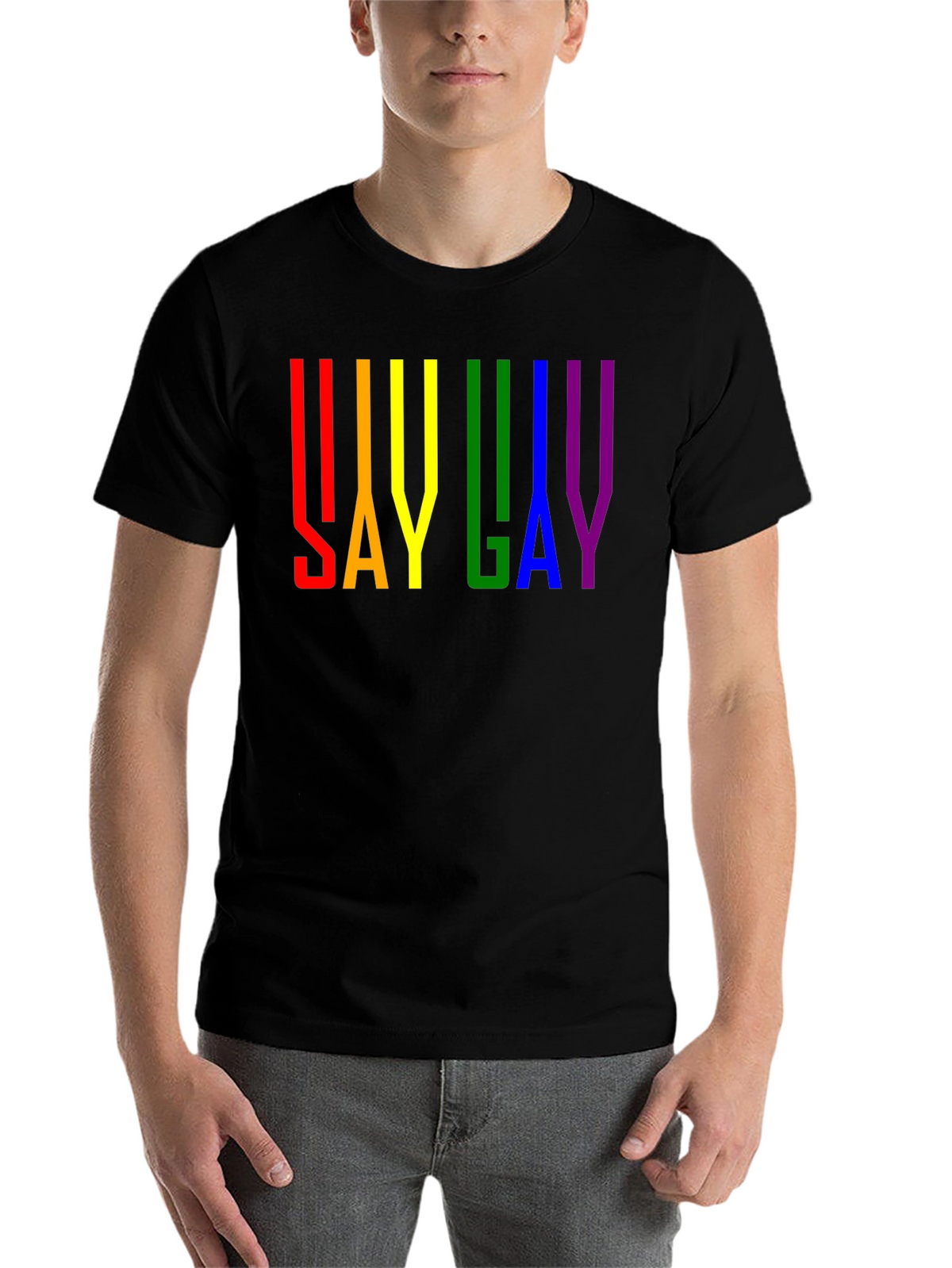 Say Gay Pride Rainbow T-Shirt