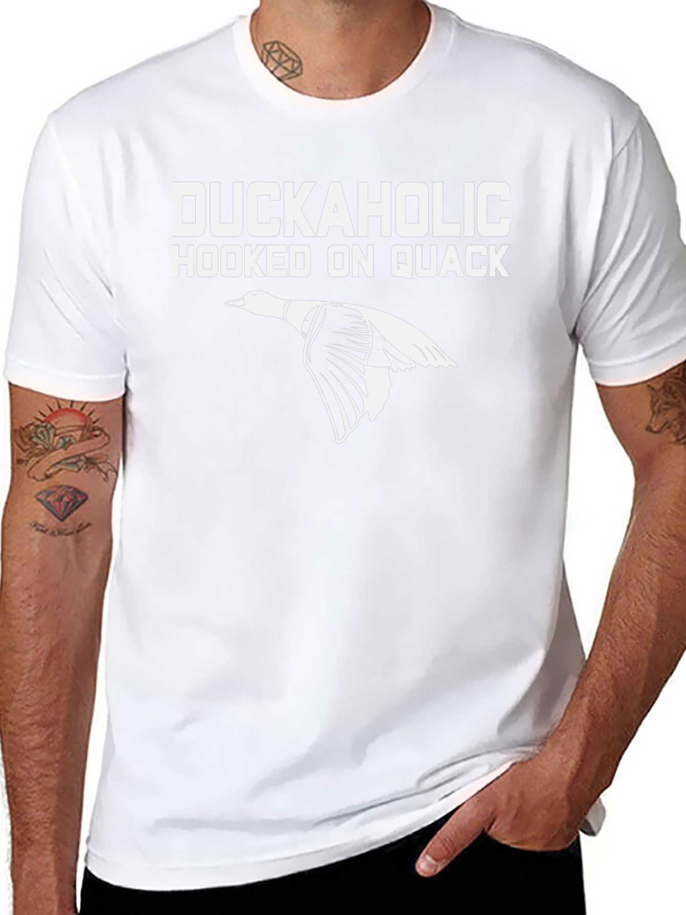 Duckaholic T-Shirt: Hooked on Quack Hunting Tee