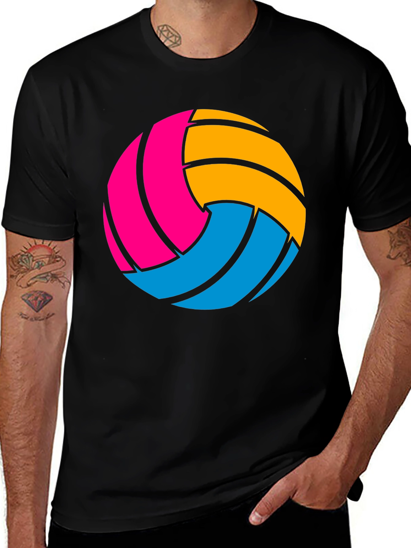 Volleyball Graphic Tee - Stylish Comfort