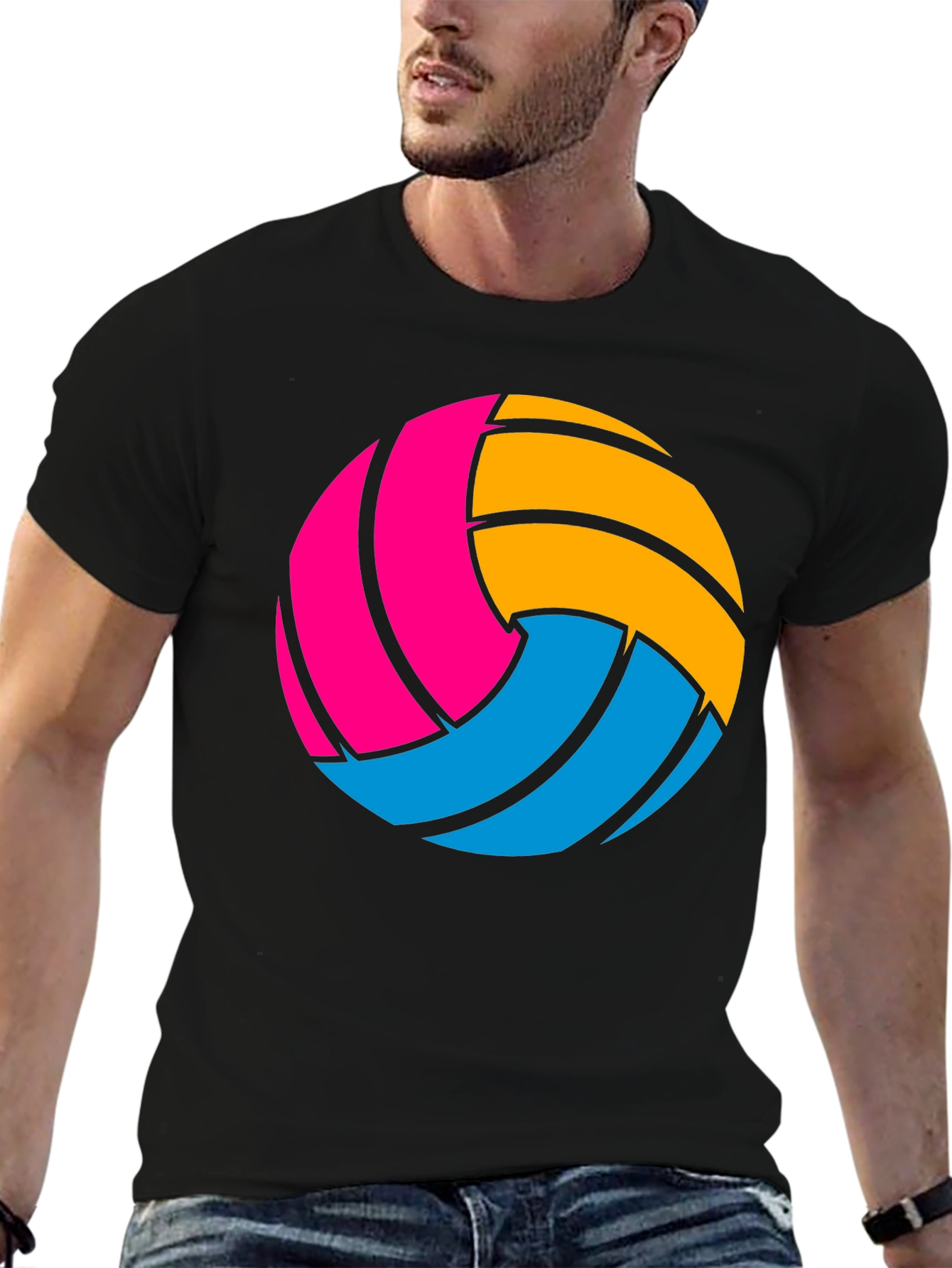 Volleyball Graphic Tee - Stylish Comfort