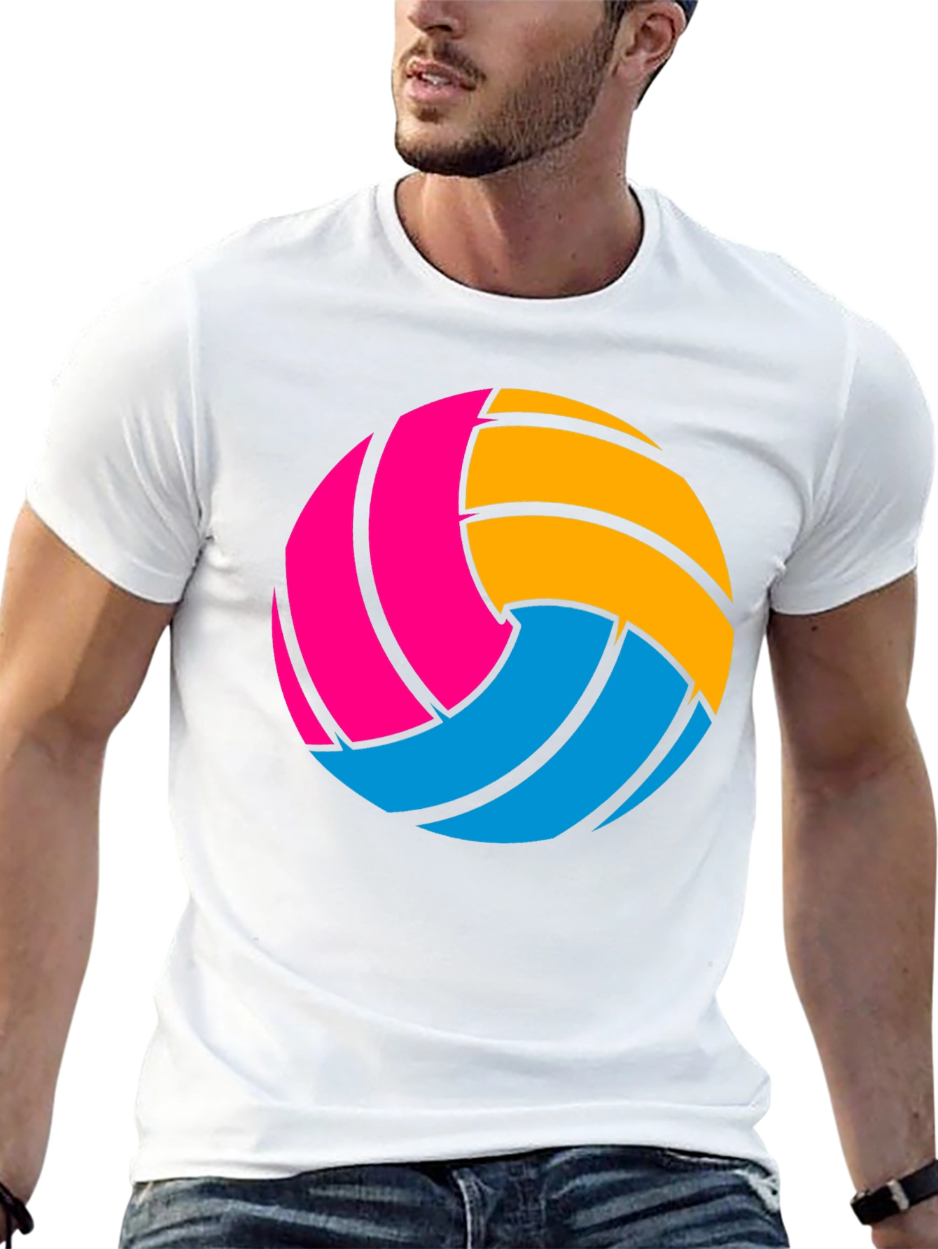 Volleyball Graphic Tee - Stylish Comfort