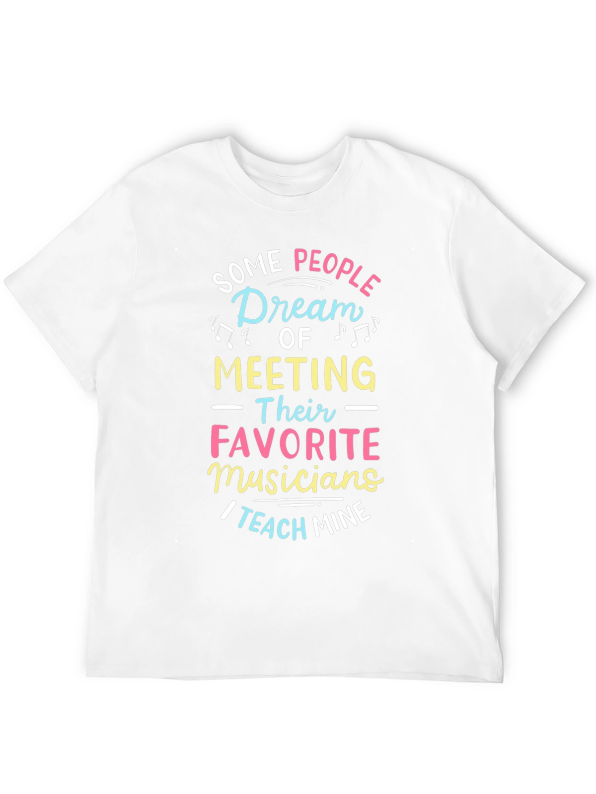 Musician Teacher Graphic Tee - Black