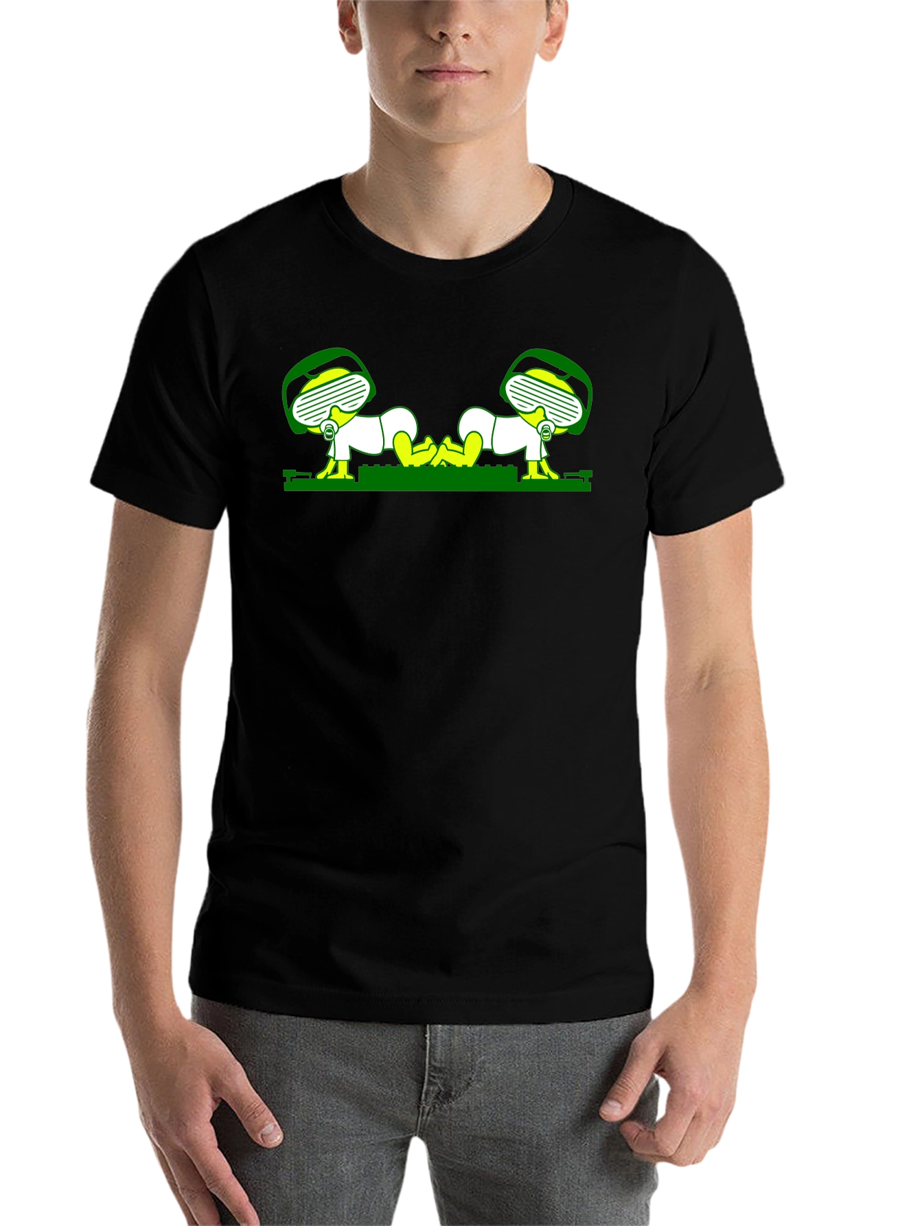 Novelty Graphic T-Shirt - Crawling Astronaut Babies