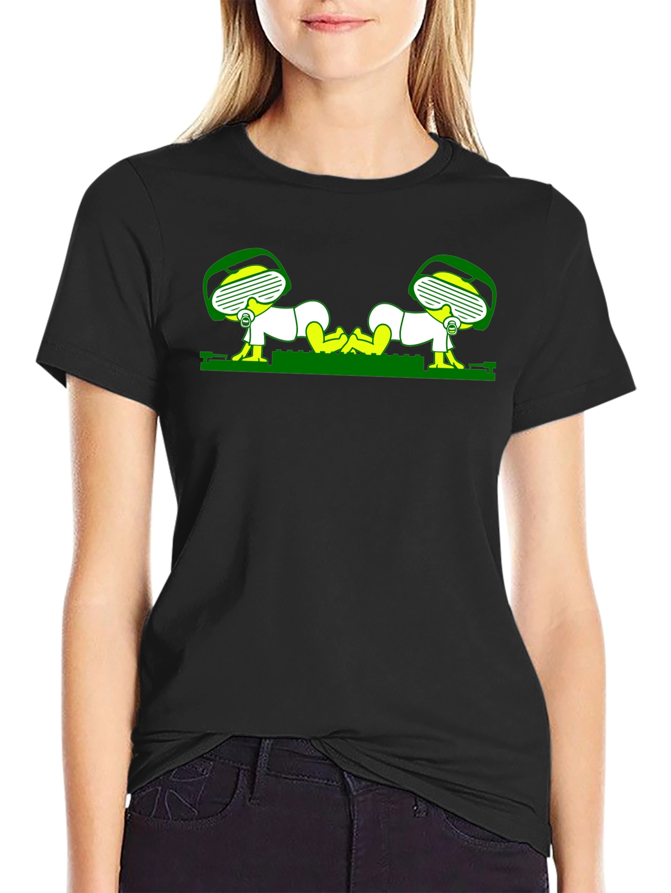 Novelty Graphic T-Shirt - Crawling Astronaut Babies