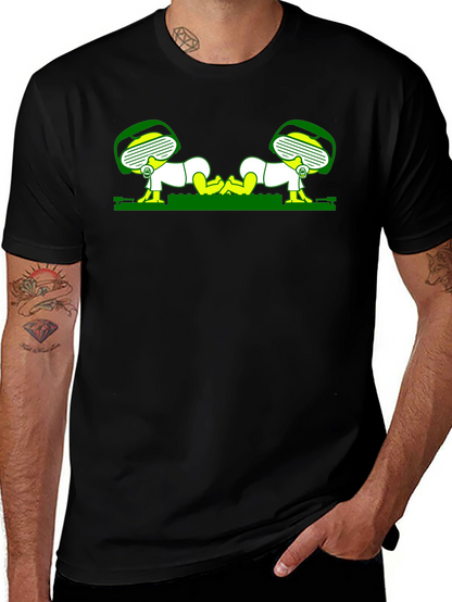 Novelty Graphic T-Shirt - Crawling Astronaut Babies