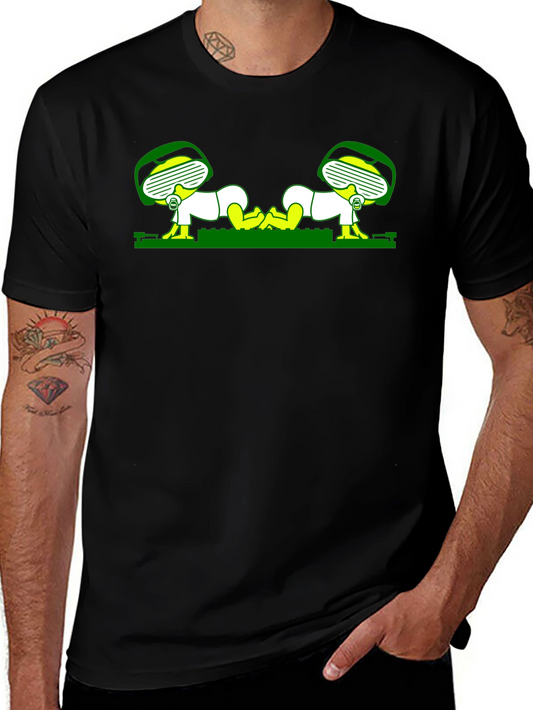 Novelty Graphic T-Shirt - Crawling Astronaut Babies