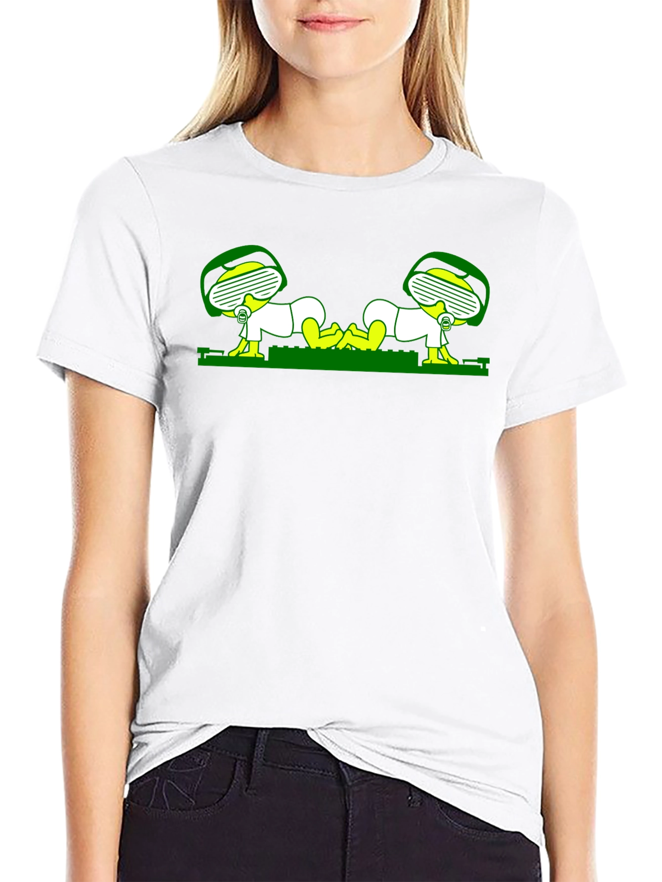 Novelty Graphic T-Shirt - Crawling Astronaut Babies