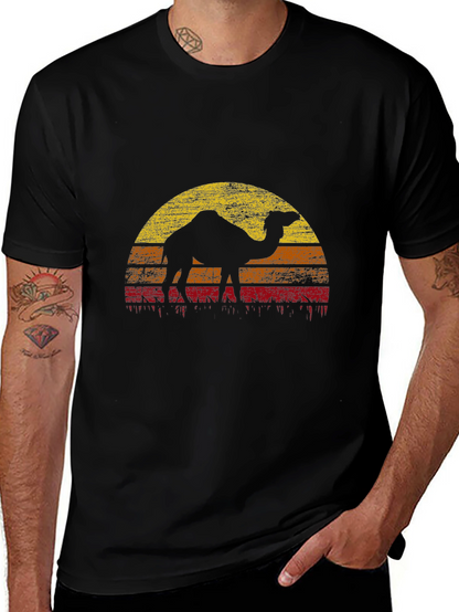 Sunset Camel Graphic Tee - Unisex