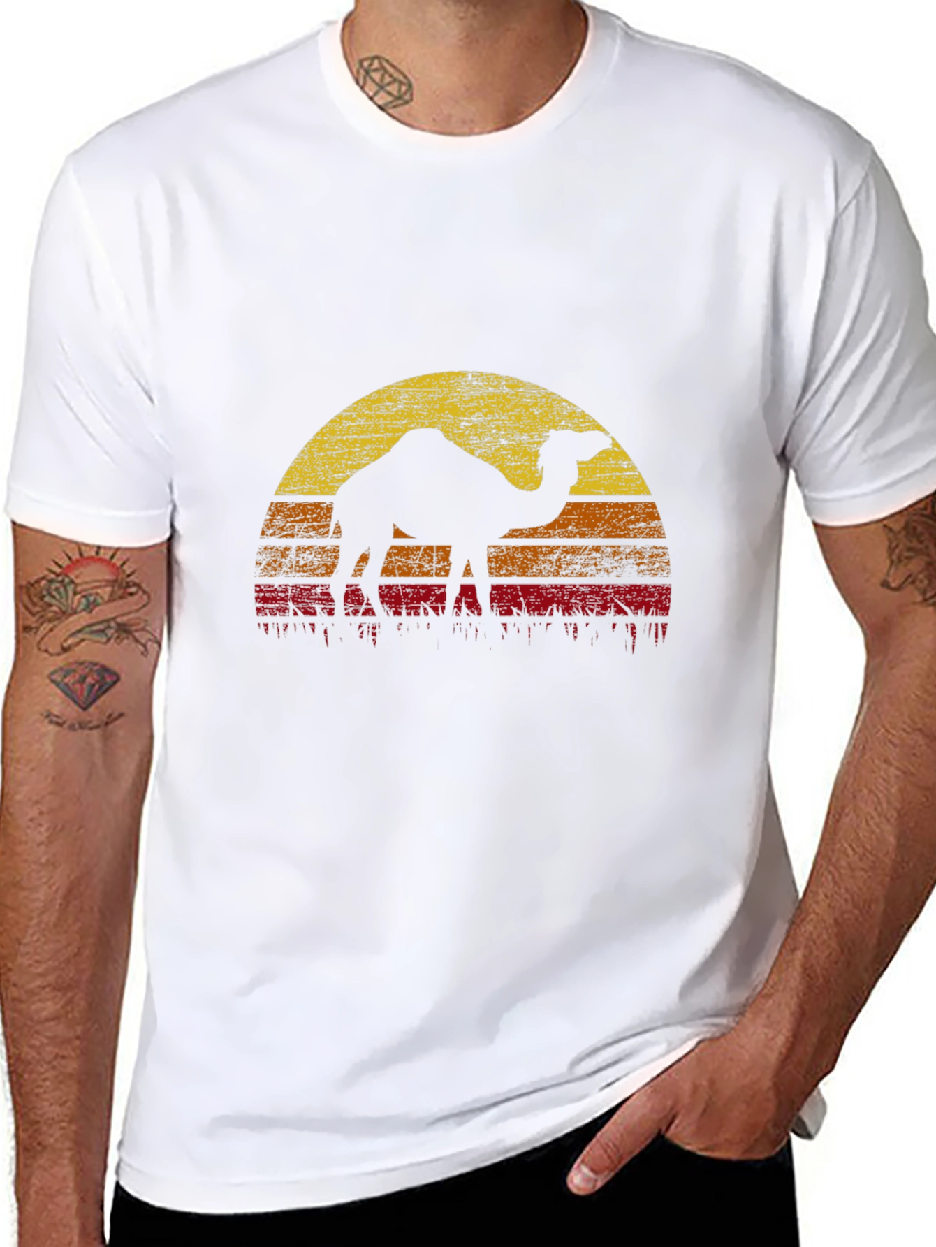 Sunset Camel Graphic Tee - Unisex