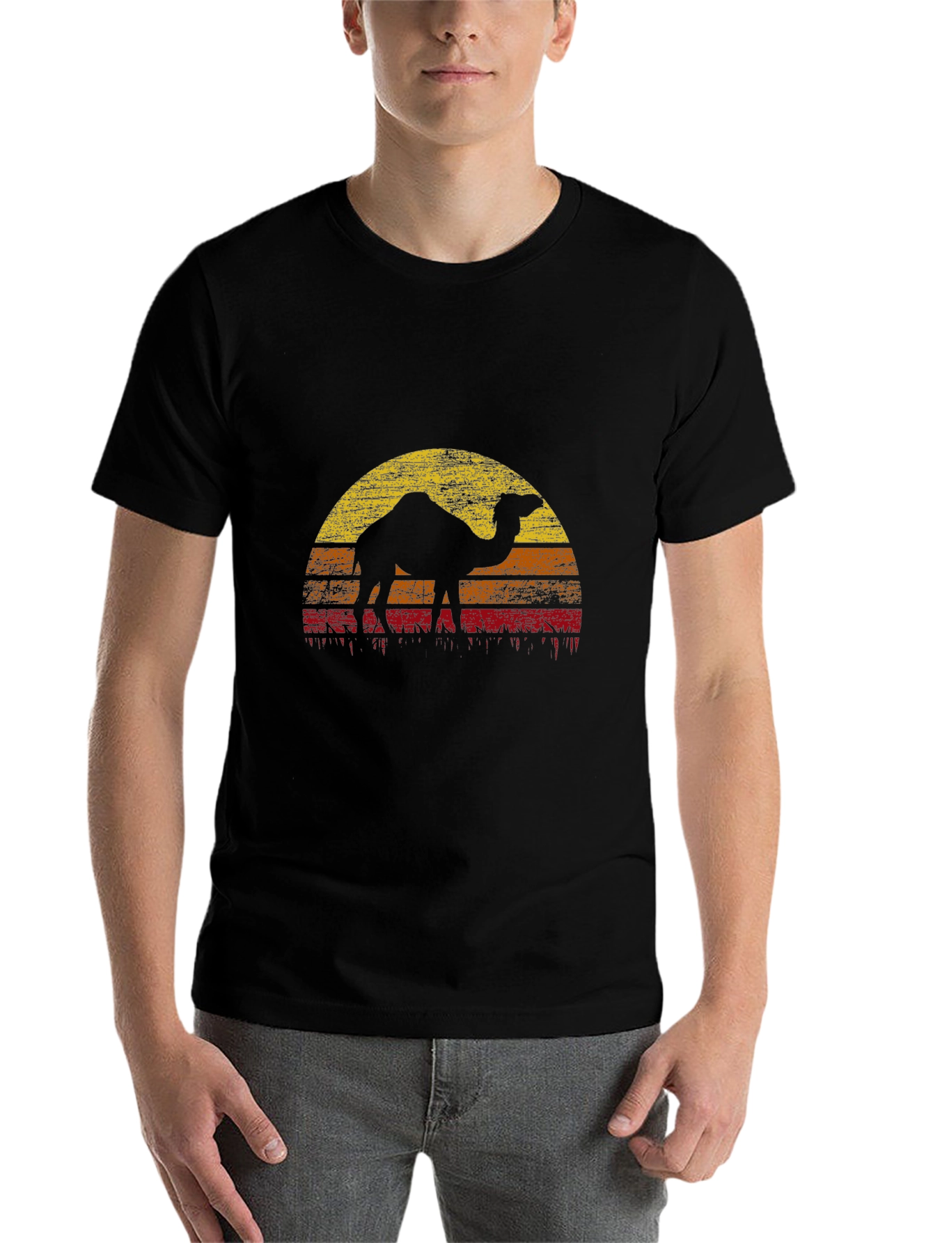 Sunset Camel Graphic Tee - Unisex
