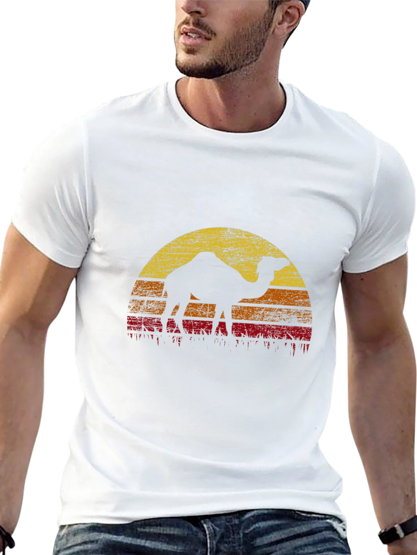 Sunset Camel Graphic Tee - Unisex