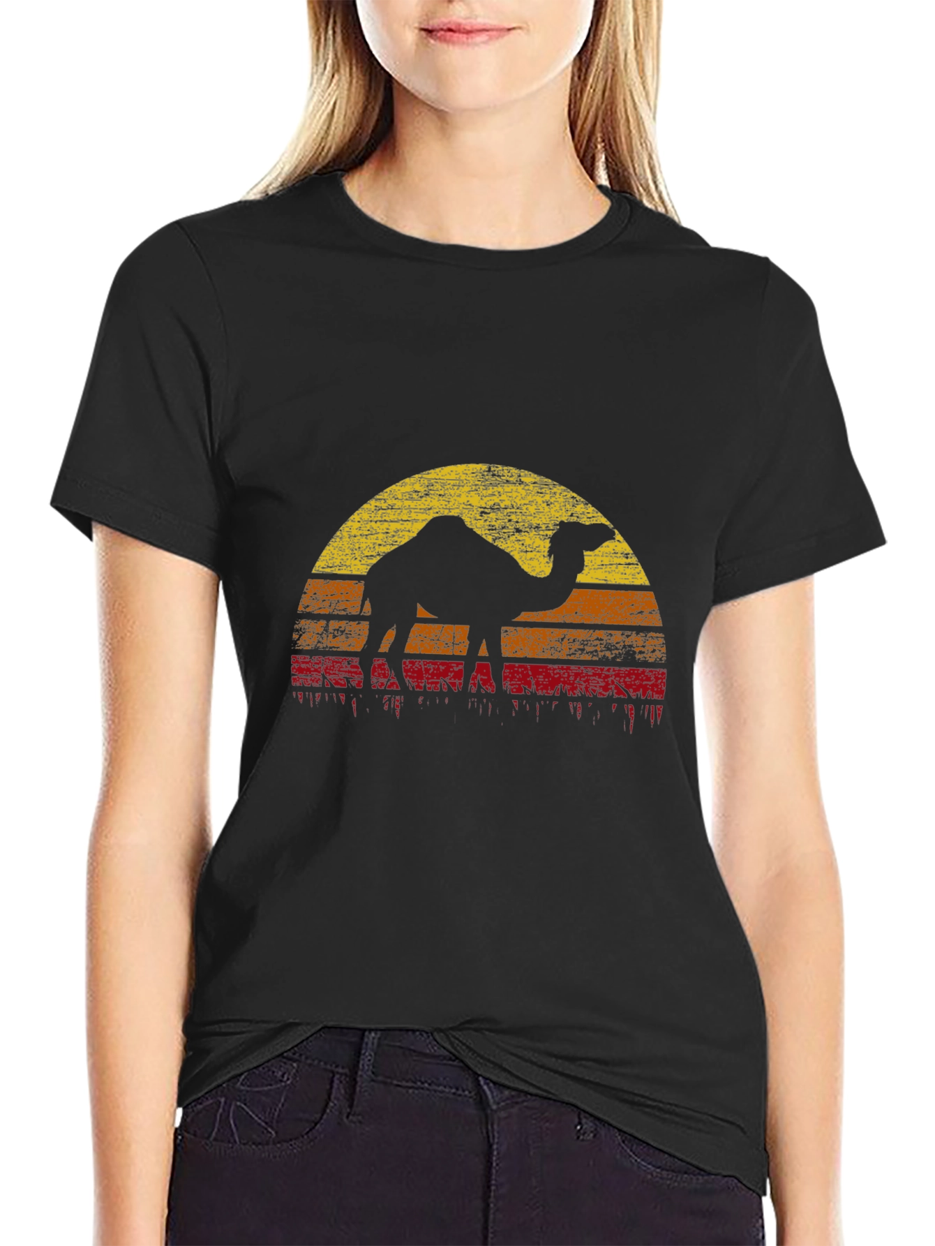 Sunset Camel Graphic Tee - Unisex