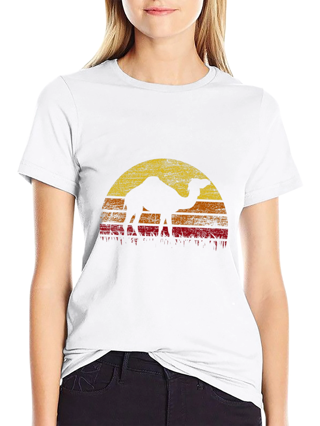 Sunset Camel Graphic Tee - Unisex