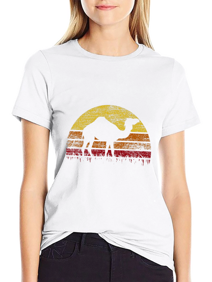 Sunset Camel Graphic Tee - Unisex