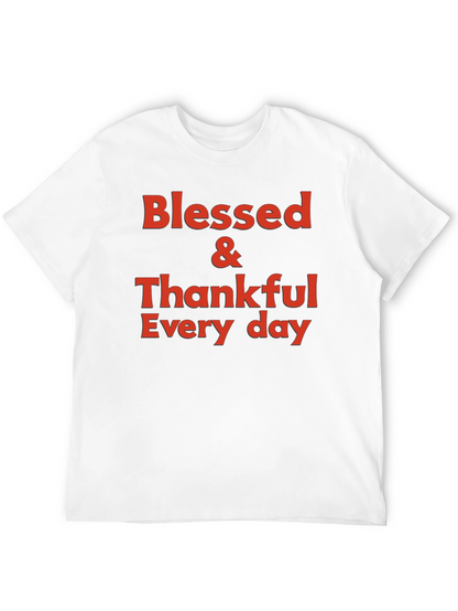 Blessed & Thankful Graphic T-Shirt