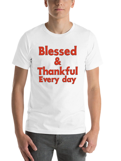 Blessed & Thankful Graphic T-Shirt