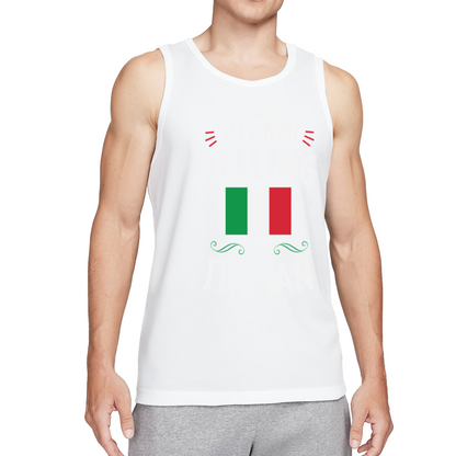 I¡¯m Not Yelling I¡¯m Italian Funny Italy Flag Heritage Tank Top