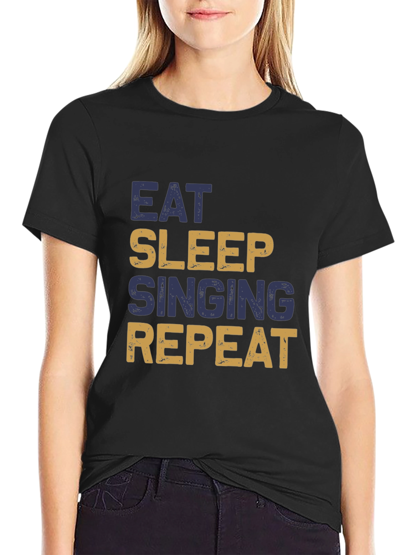 Eat Sleep Singing Repeat T-Shirt