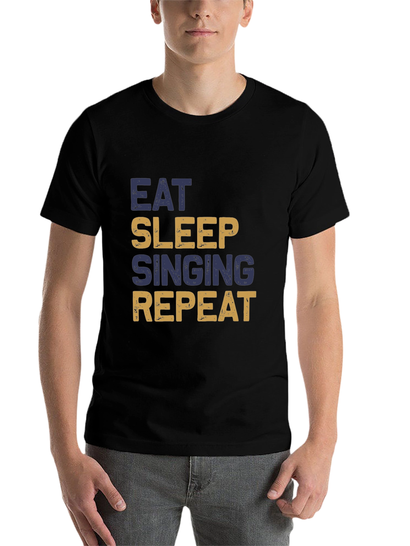 Eat Sleep Singing Repeat T-Shirt