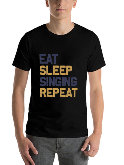Eat Sleep Singing Repeat T-Shirt