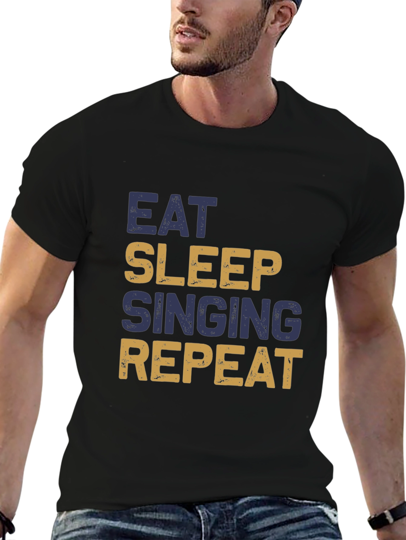 Eat Sleep Singing Repeat T-Shirt