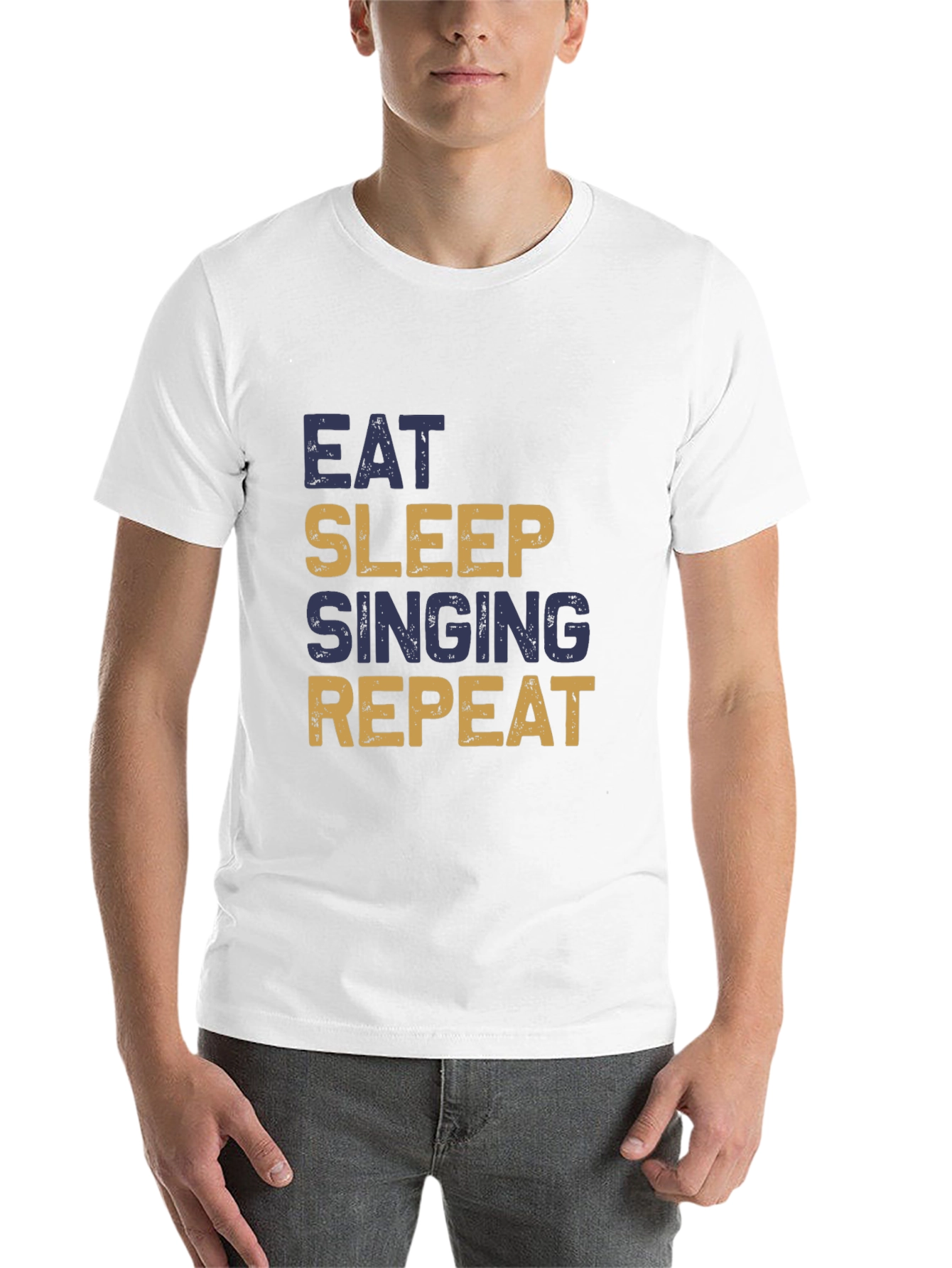 Eat Sleep Singing Repeat T-Shirt