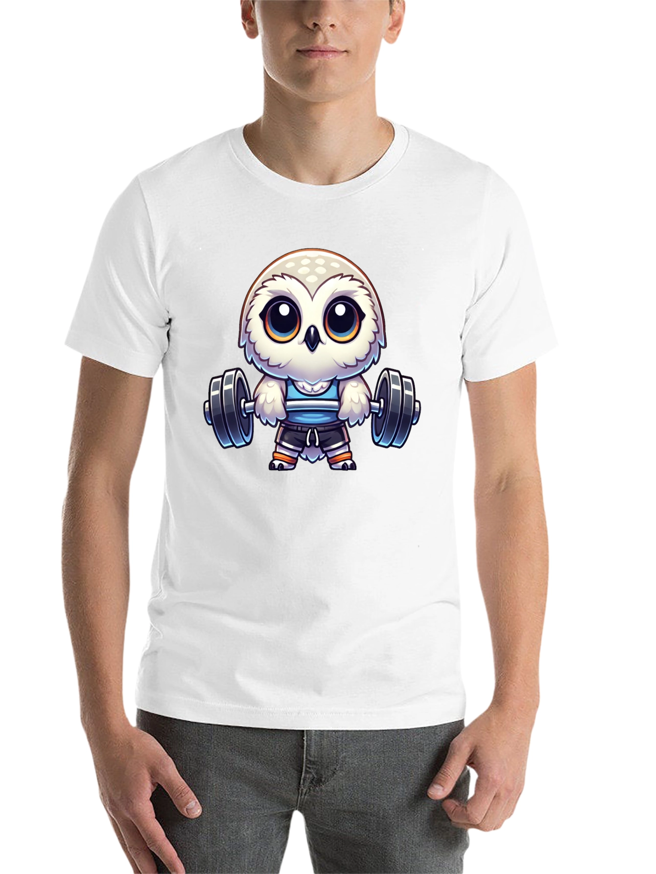Workout Owl T-Shirt - Gym Animal Tee