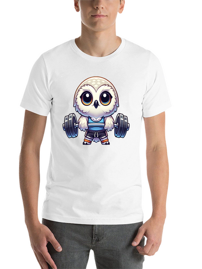 Workout Owl T-Shirt - Gym Animal Tee