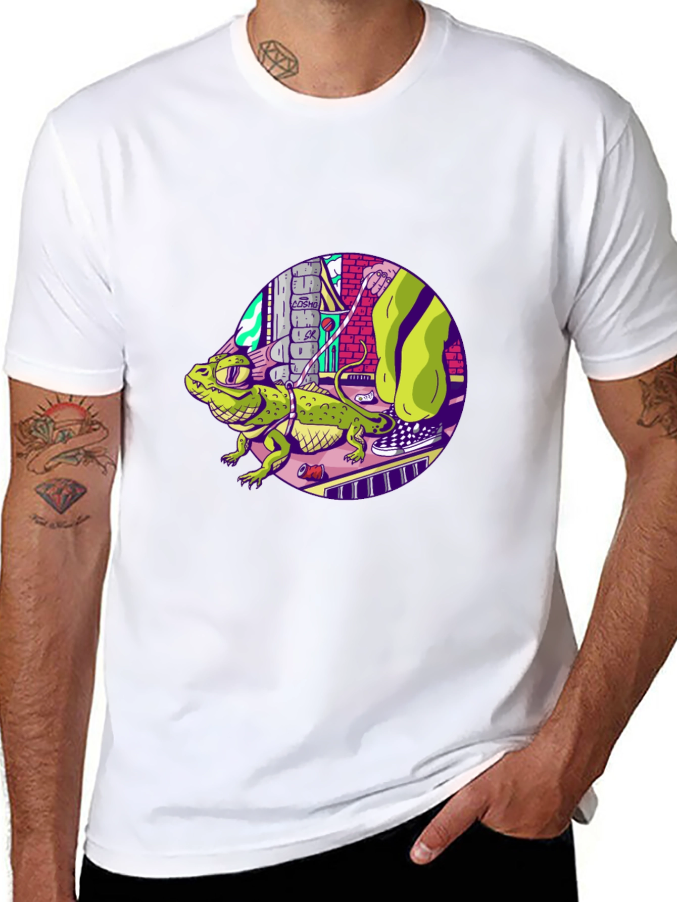 Cool Lizard Graphic Tee