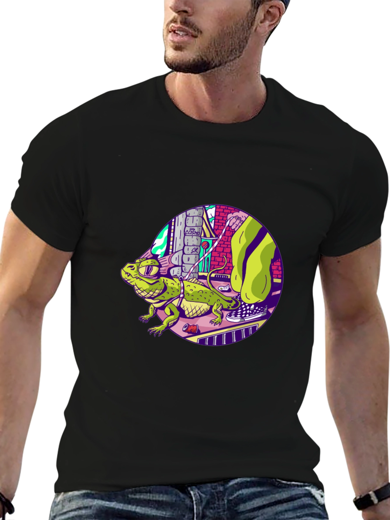 Cool Lizard Graphic Tee