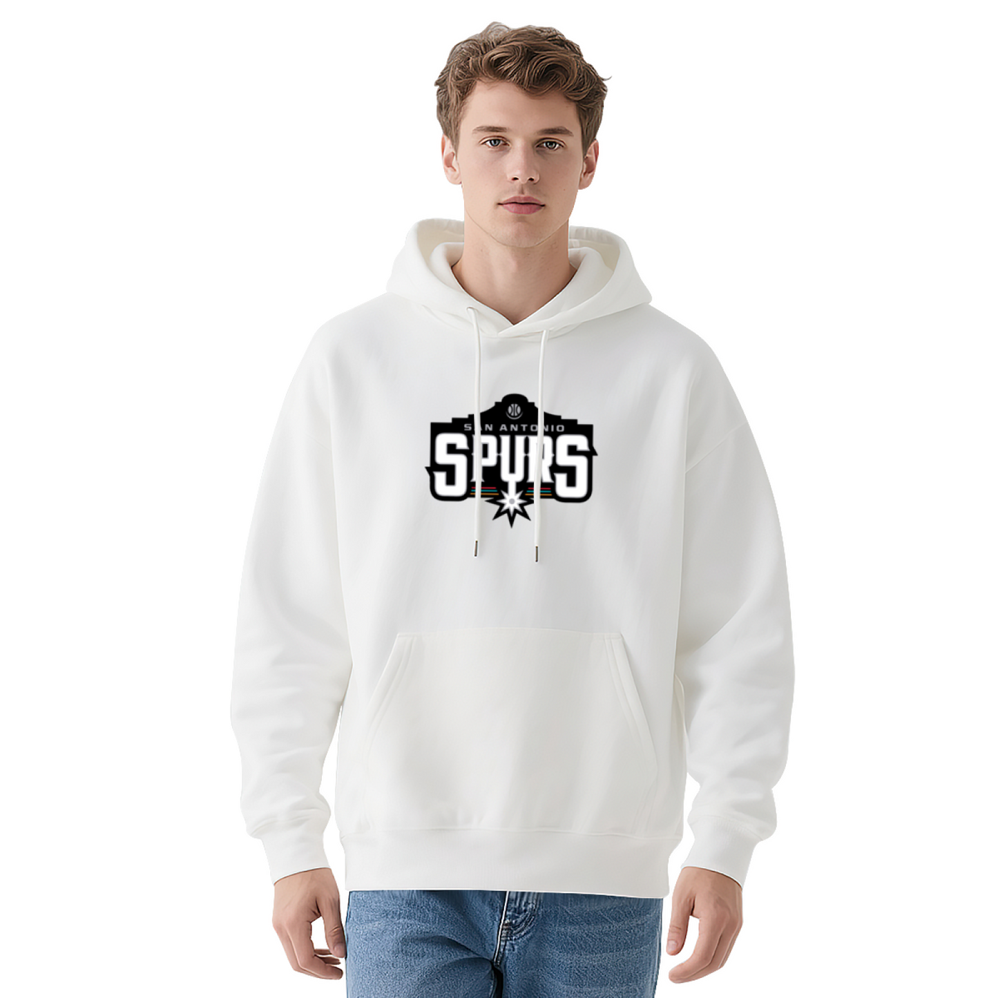 Bear Pride Rainbow Graphic Comfort Hoodie