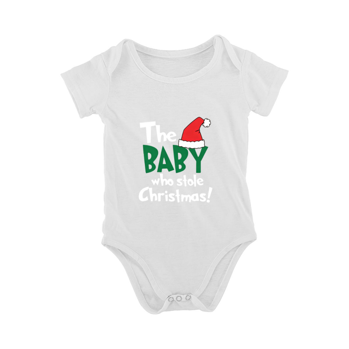 The Baby Who Stole Christmas Funny Black Infant Bodysuit Xmas Gift