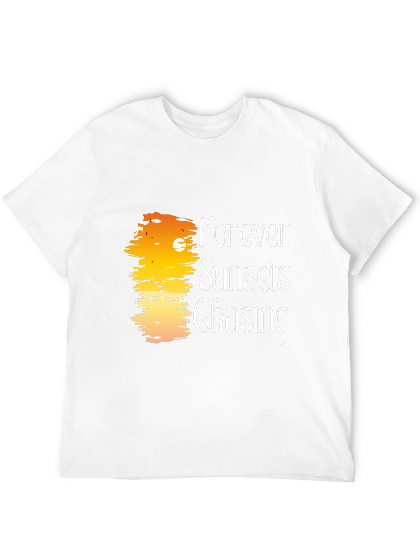 Forever Sunsets Chasing Black T-Shirt