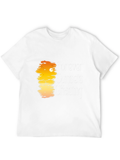 Forever Sunsets Chasing Black T-Shirt