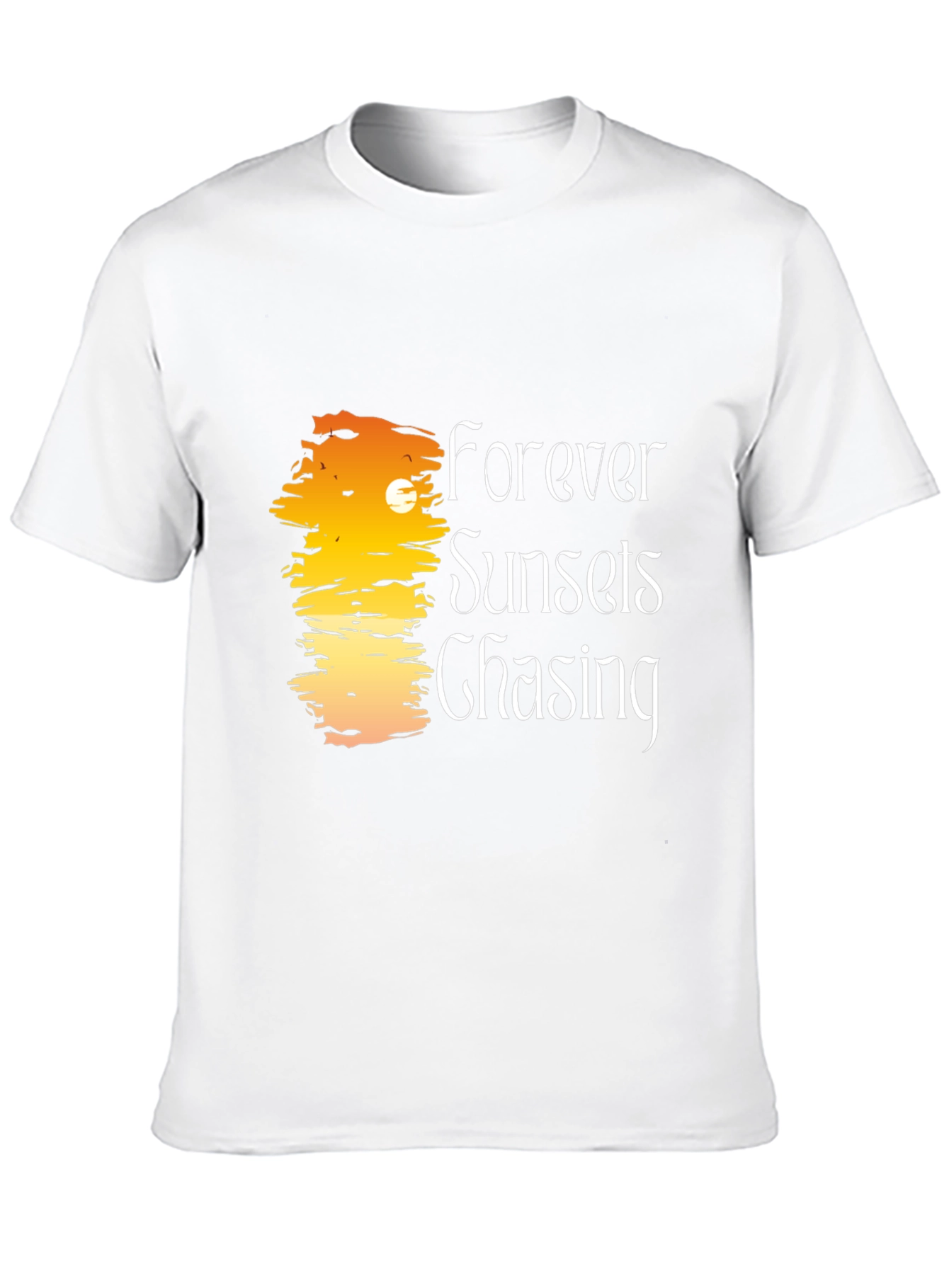 Forever Sunsets Chasing Black T-Shirt