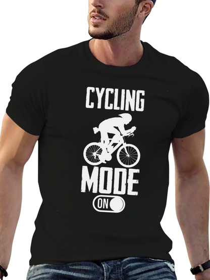 Cycling Mode On Graphic Tee - Black